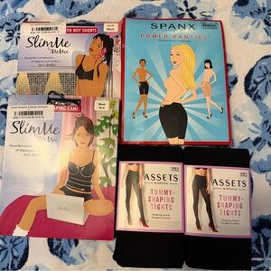 SPANX Black Power Panties and Tummy-Shaping Tights